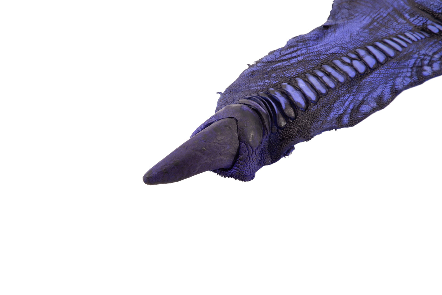 Genuine Ostrich Leg Skin with Claw Leather Hide Pelt