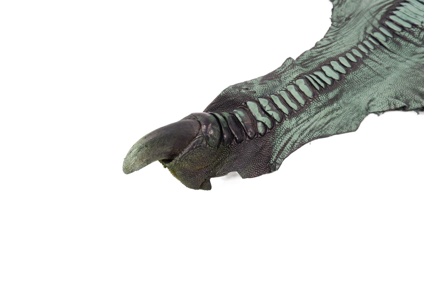 Genuine Ostrich Leg Skin with Claw Leather Hide Pelt