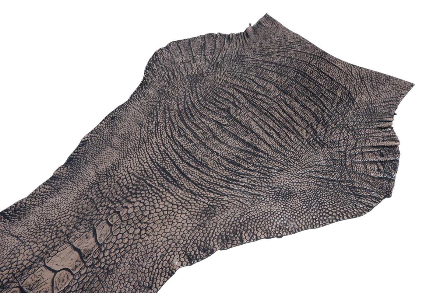 Genuine Ostrich Leg Skin with Claw Leather Hide Pelt