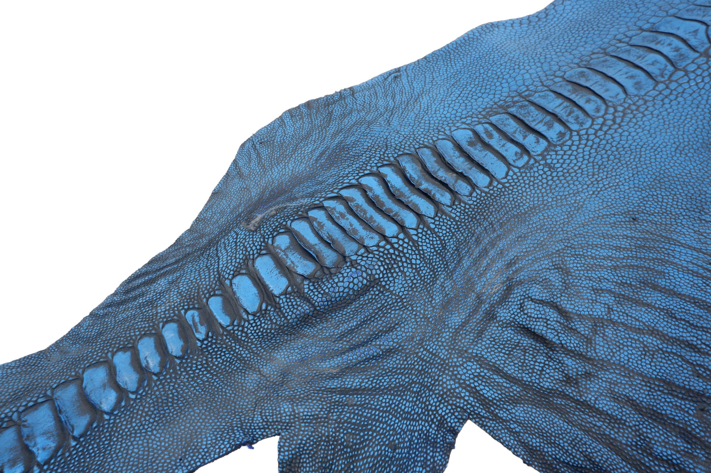 Genuine Ostrich Leg Skin with Claw Leather Hide Pelt