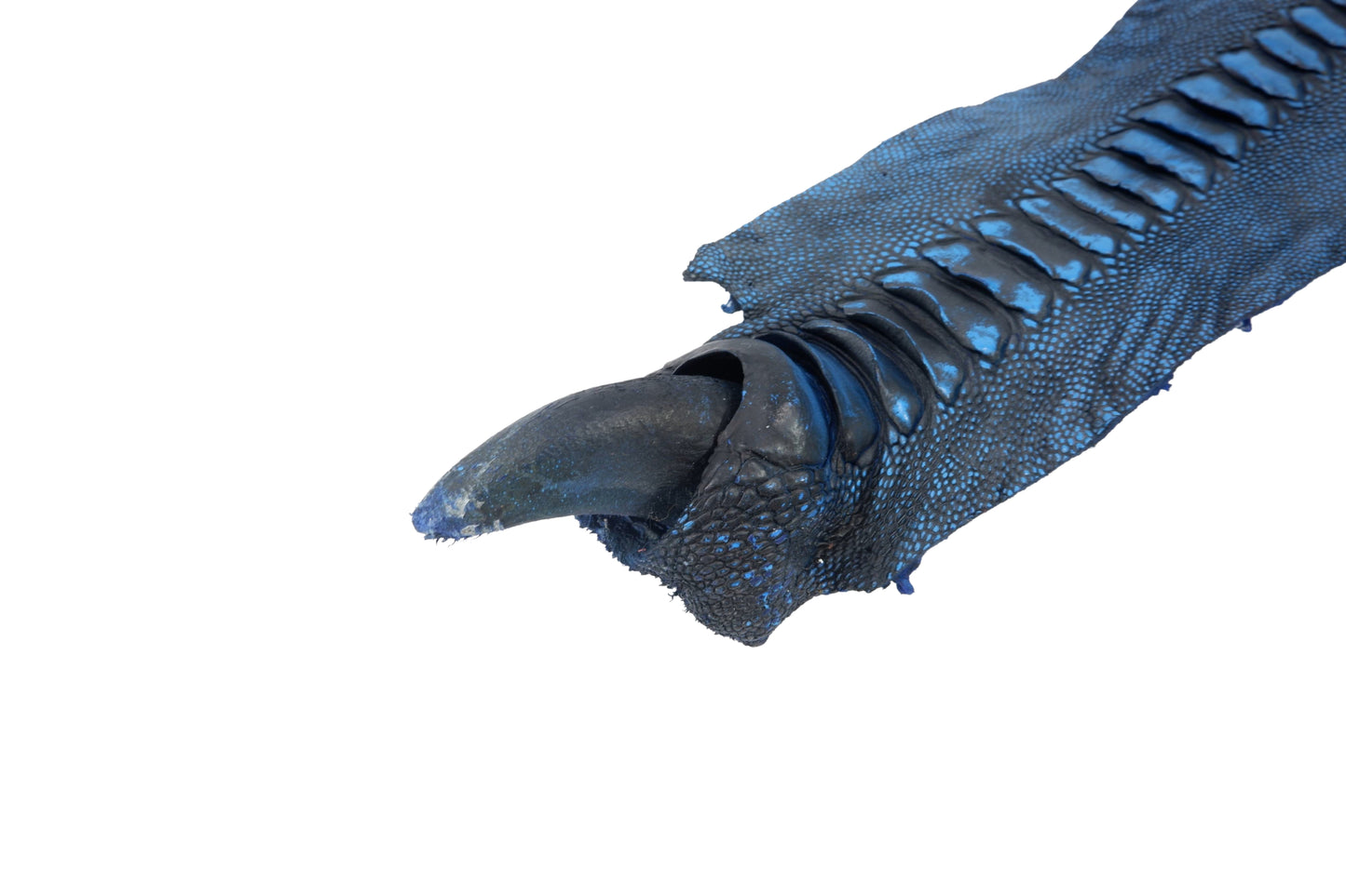 Genuine Ostrich Leg Skin with Claw Leather Hide Pelt