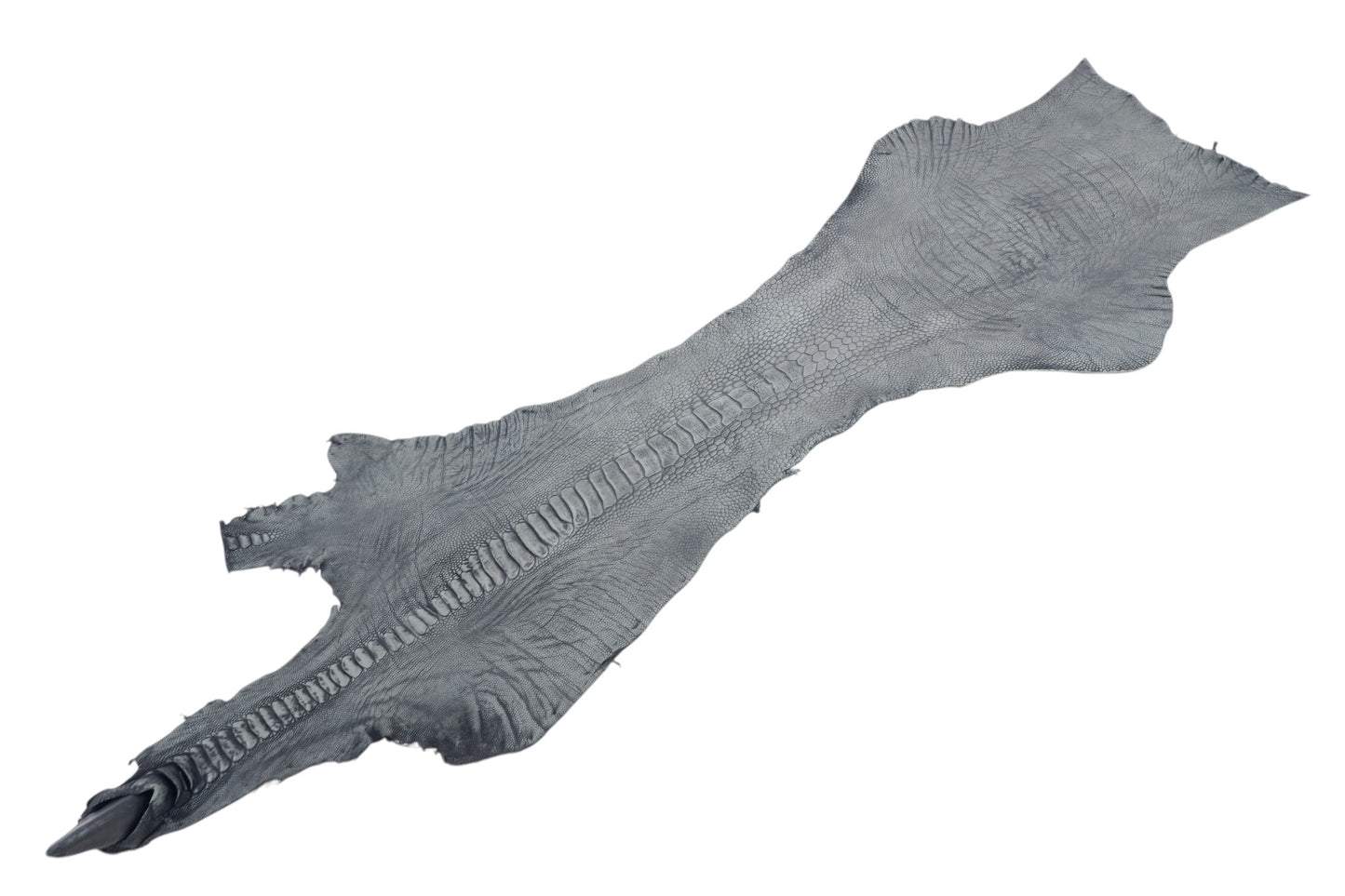 Genuine Ostrich Leg Skin with Claw Leather Hide Pelt