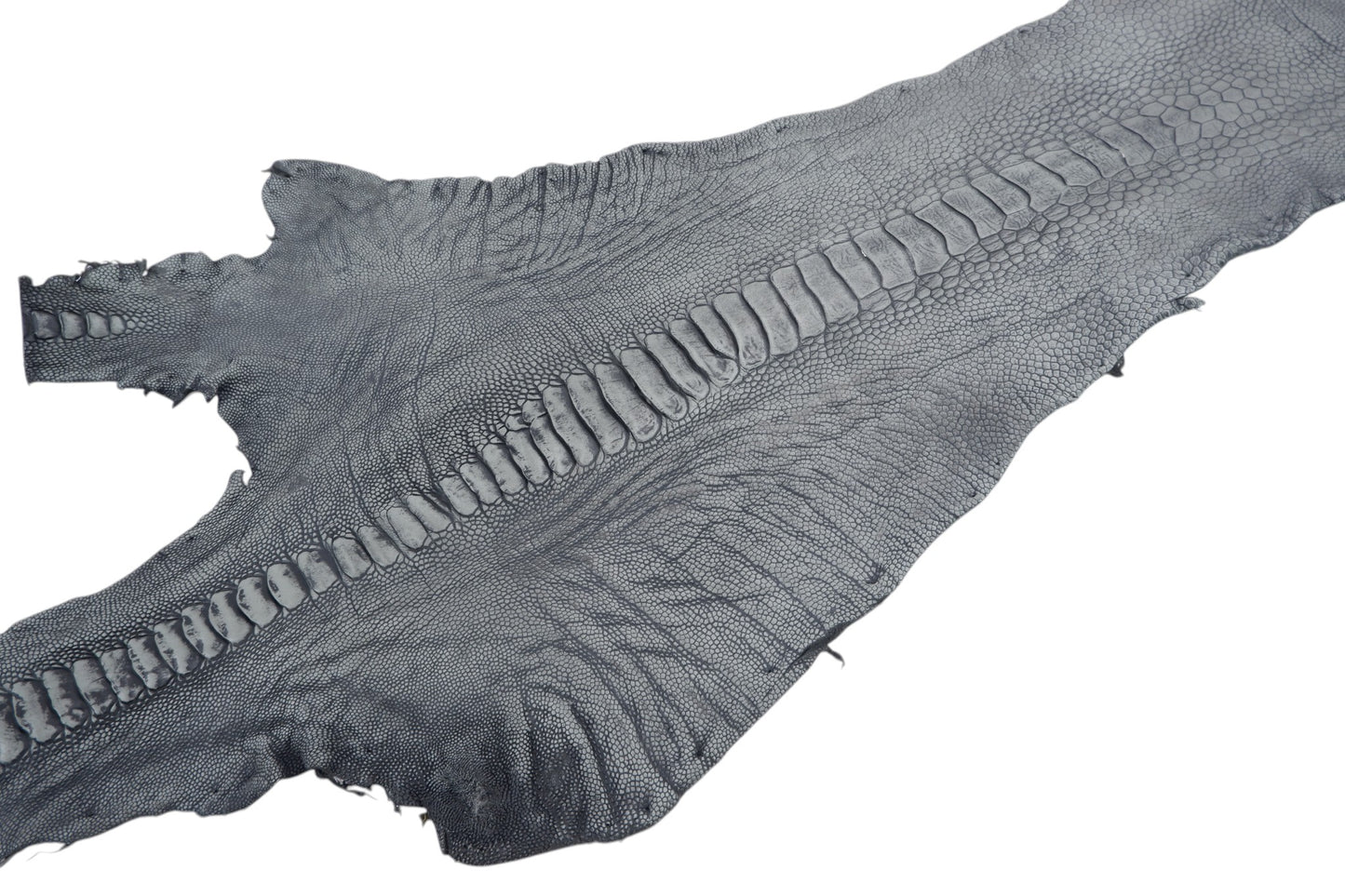 Genuine Ostrich Leg Skin with Claw Leather Hide Pelt
