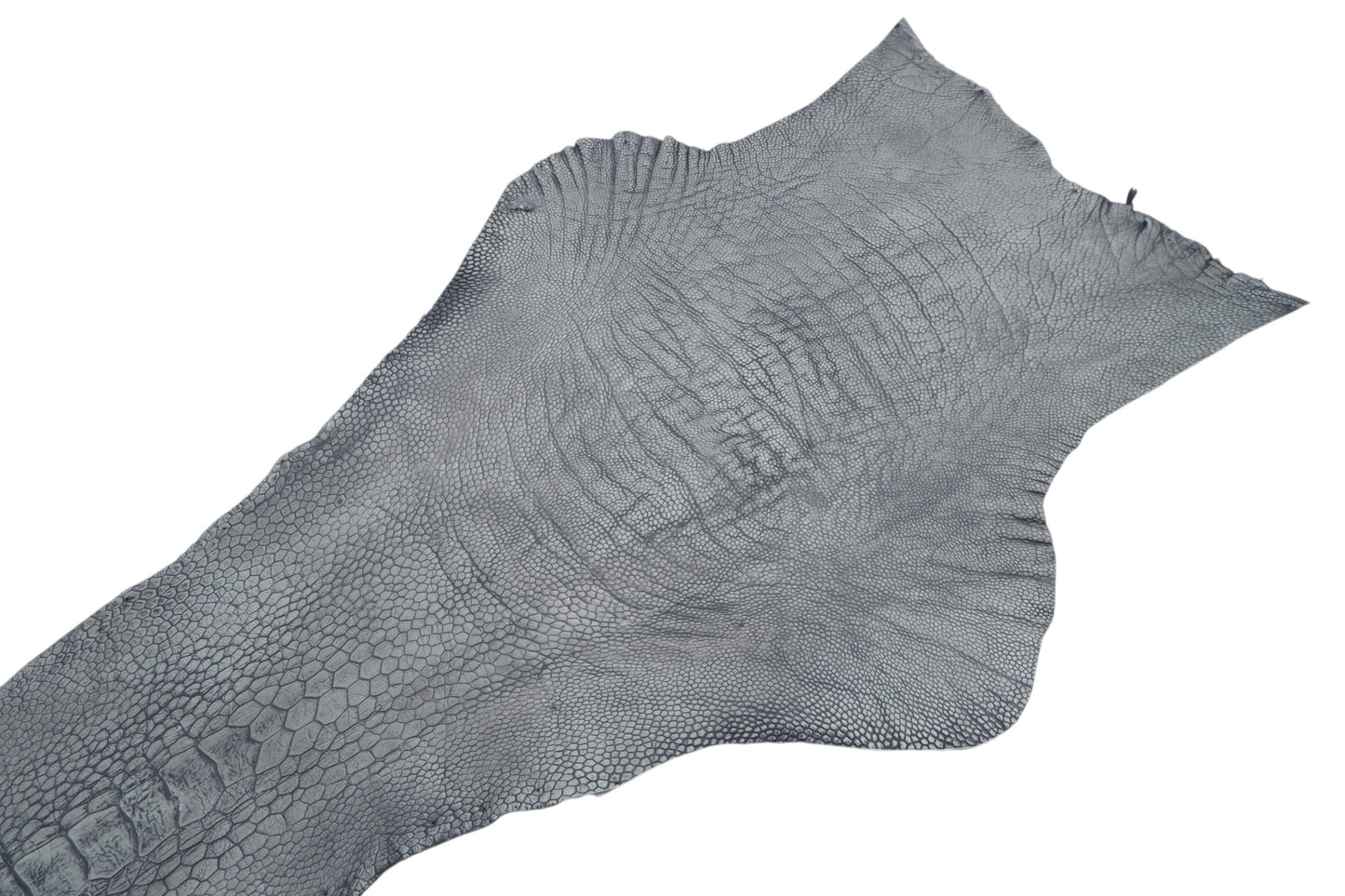 Genuine Ostrich Leg Skin with Claw Leather Hide Pelt