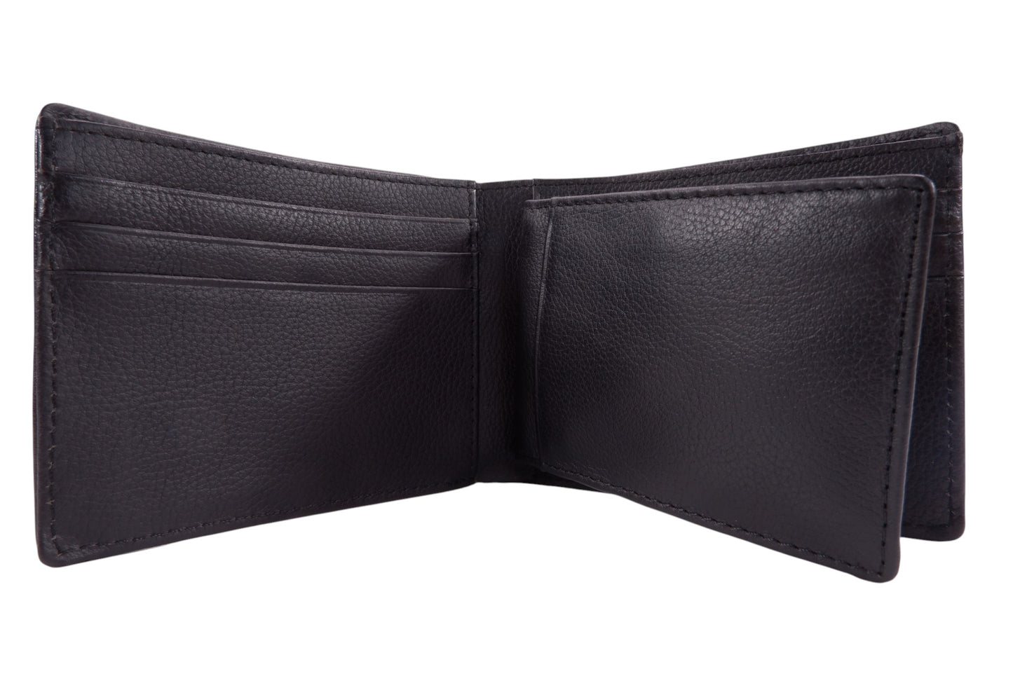 Genuine Ostrich Quill Skin Leather Soft Bifold Wallet