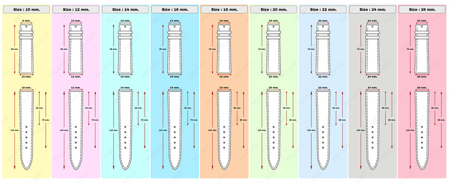 Genuine Polished Stingray Skin Leather Quick Release Watch Strap Red Band with Buckle