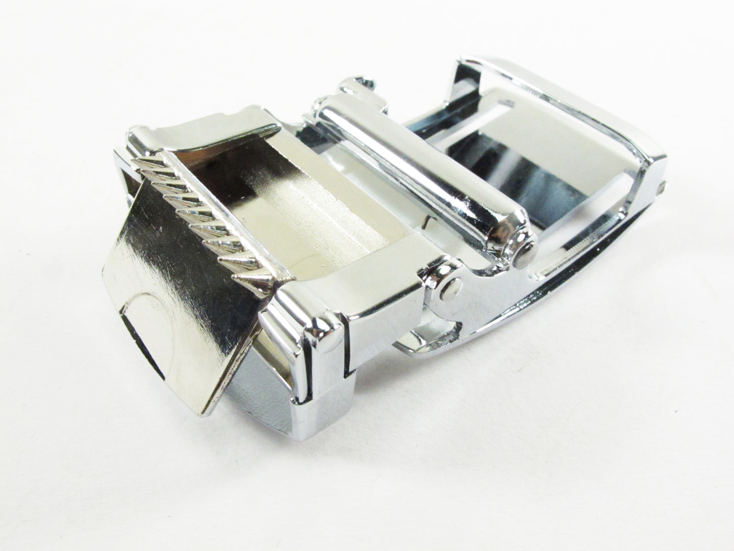 Genuine Stingray Skin Leather Stainless Steel Auto Locking Buckle for Belt without Step