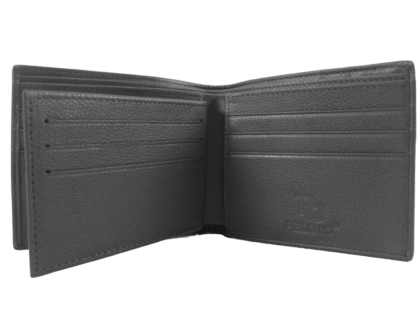 Genuine Caiman Crocodile Tail Skin Leather Bifold Wallet