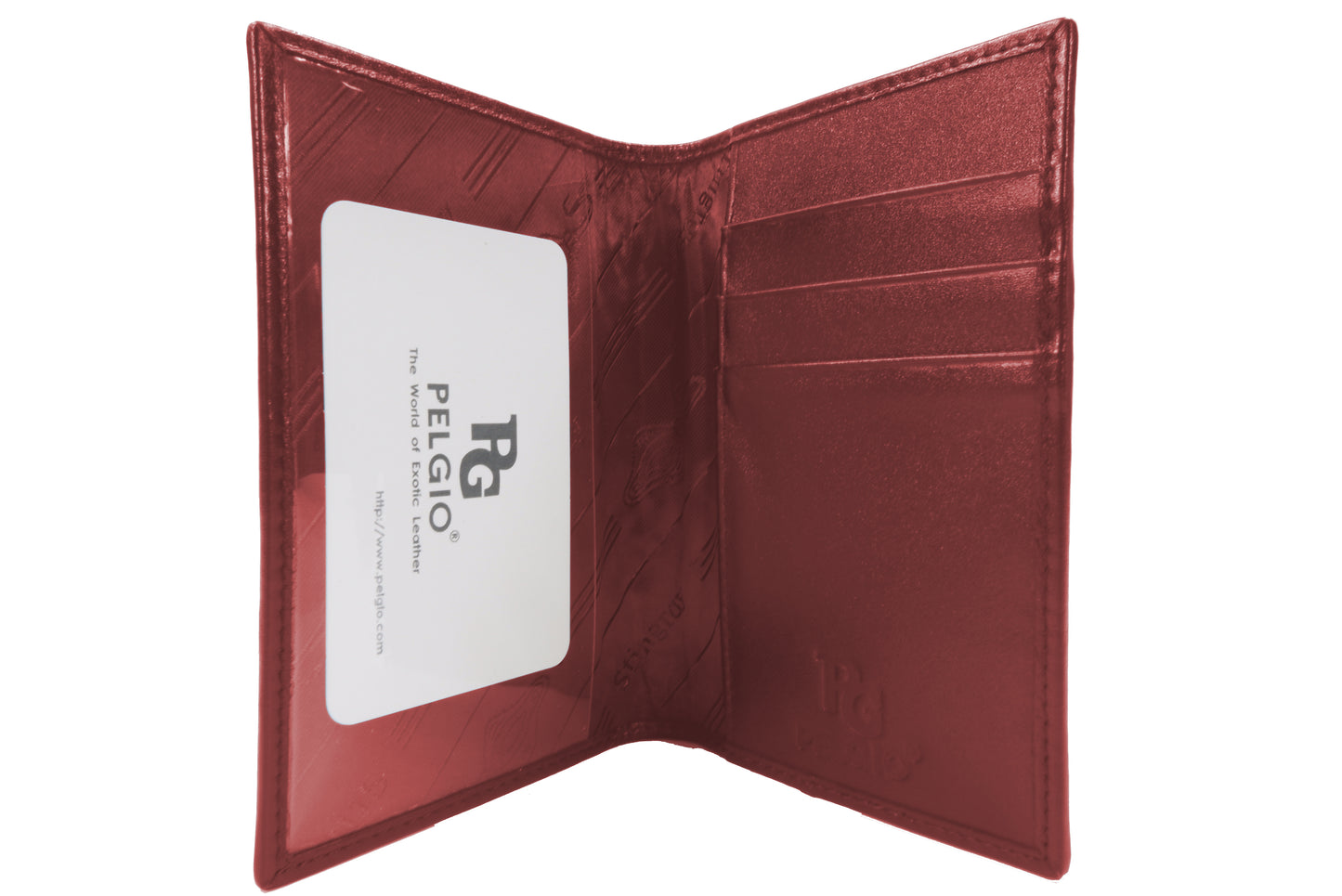 Genuine Stingray Skin Leather Passport & Card Holder Wallet