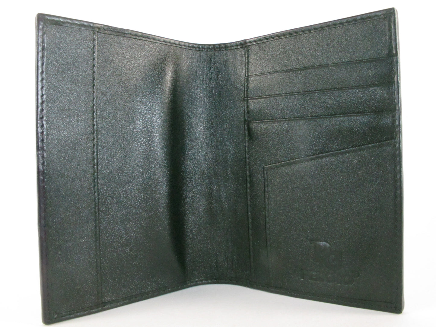 Genuine Stingray Skin Leather Passport & Card Holder Wallet