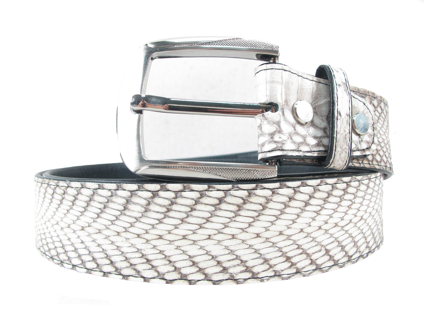 Genuine Cobra Snake Skin Leather Casual Men's Belt