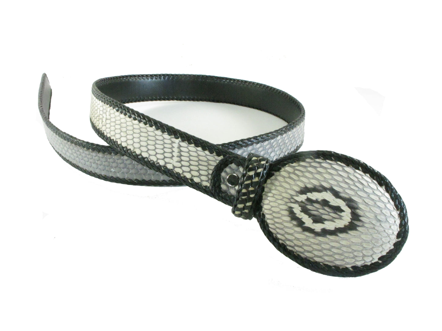 Genuine Cobra Snake Skin Leather Cowboy Handmade Men's Belt