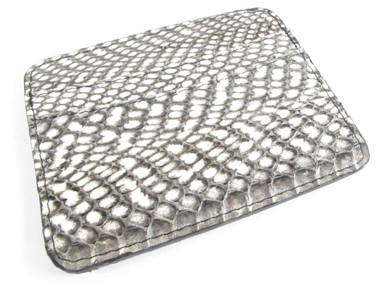 Genuine Cobra Snake Skin Leather Slim Business & Credit Card Holder Wallet
