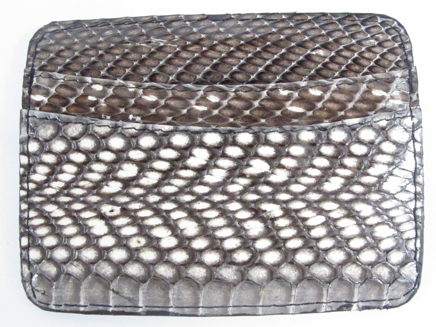 Genuine Cobra Snake Skin Leather Slim Business & Credit Card Holder Wallet