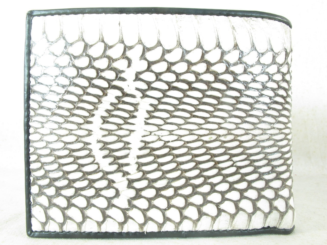 Genuine Cobra Hood Snake Skin Leather Bifold Wallet
