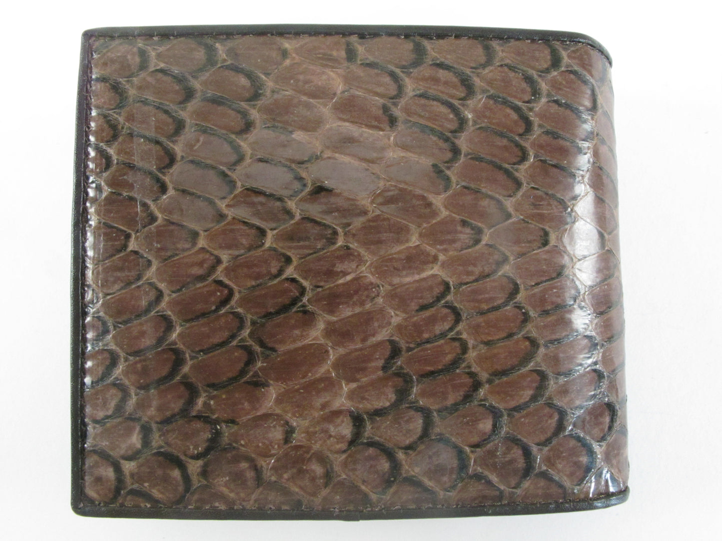 Genuine Cobra Snake Skin Leather Bifold Wallet