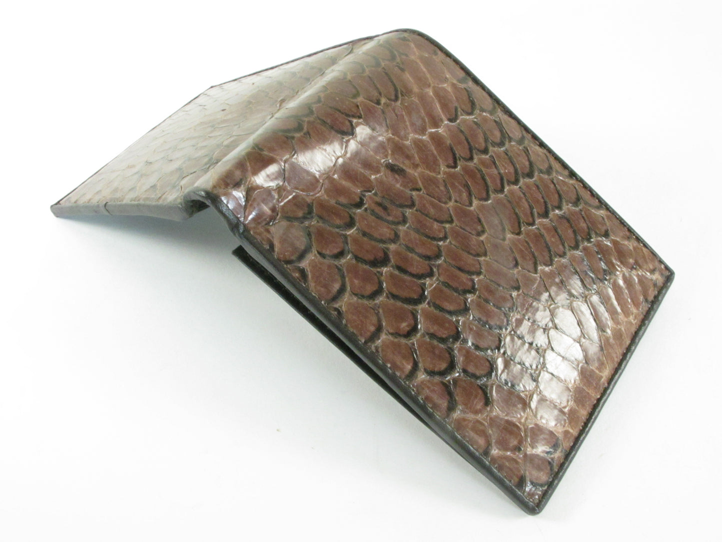 Genuine Cobra Snake Skin Leather Bifold Wallet