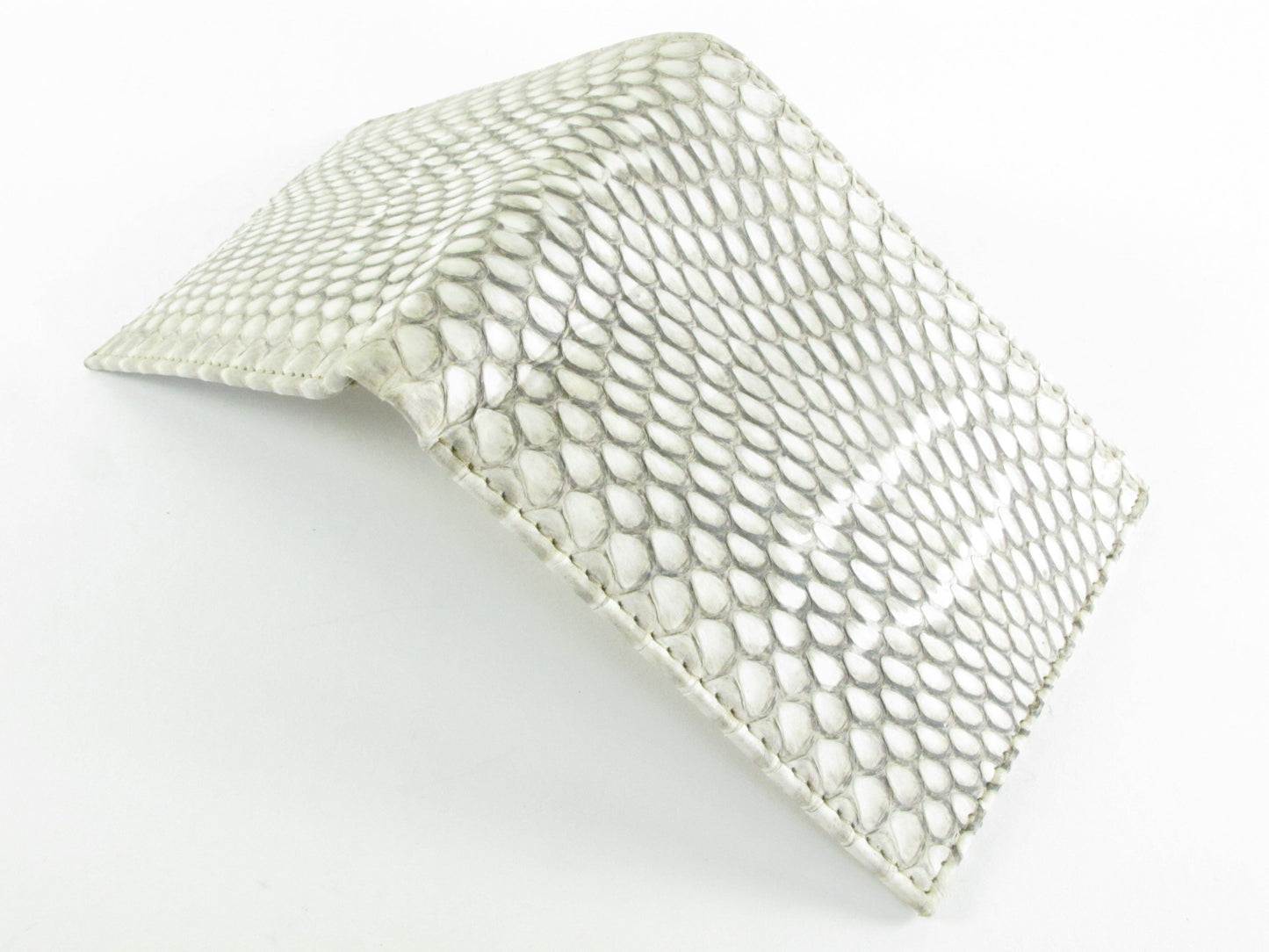 Genuine Cobra Snake Skin Leather Slim Bifold Wallet with Cobra Interior