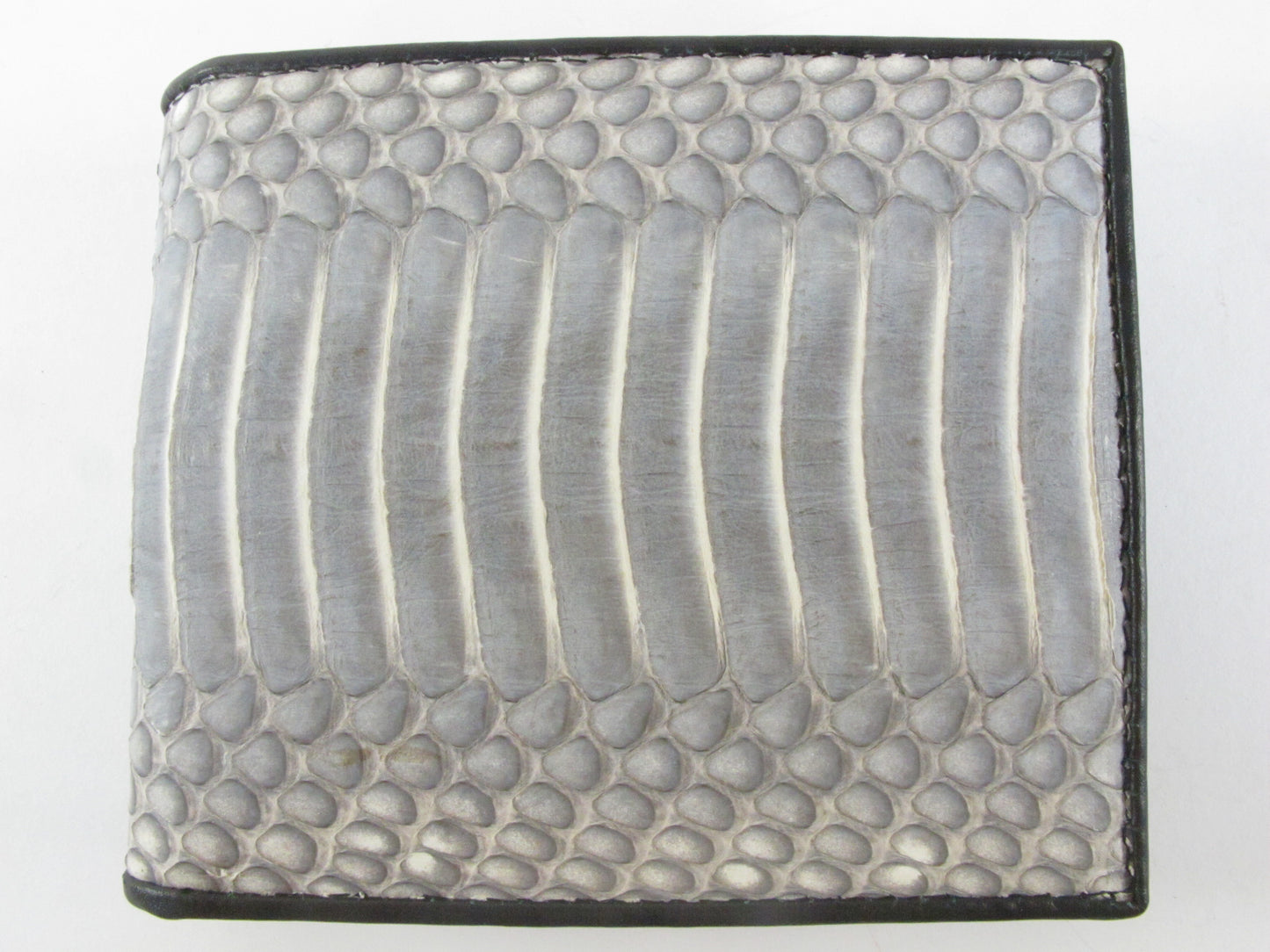 Genuine Cobra Snake Belly Skin Leather Bifold Wallet