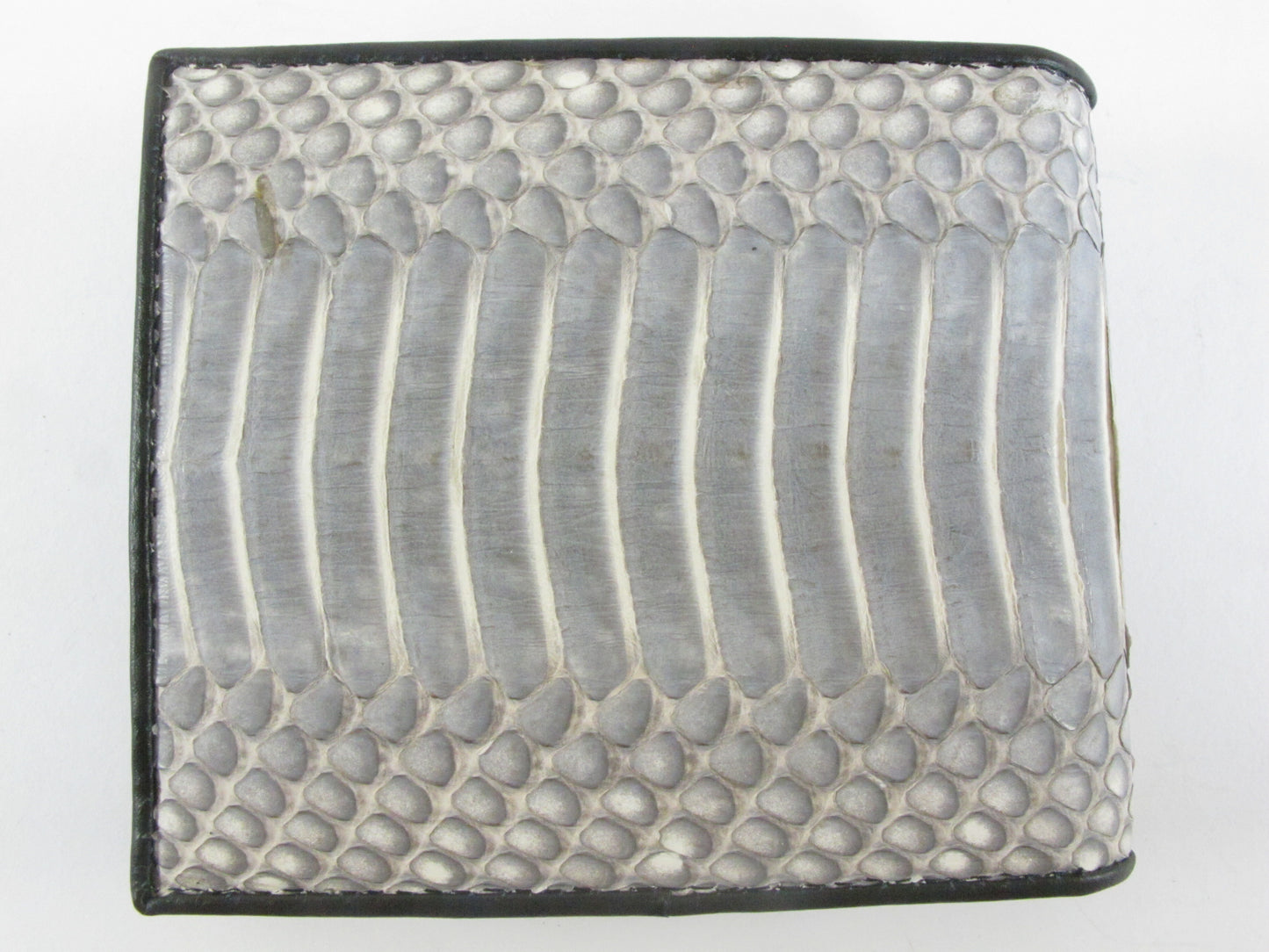 Genuine Cobra Snake Belly Skin Leather Bifold Wallet