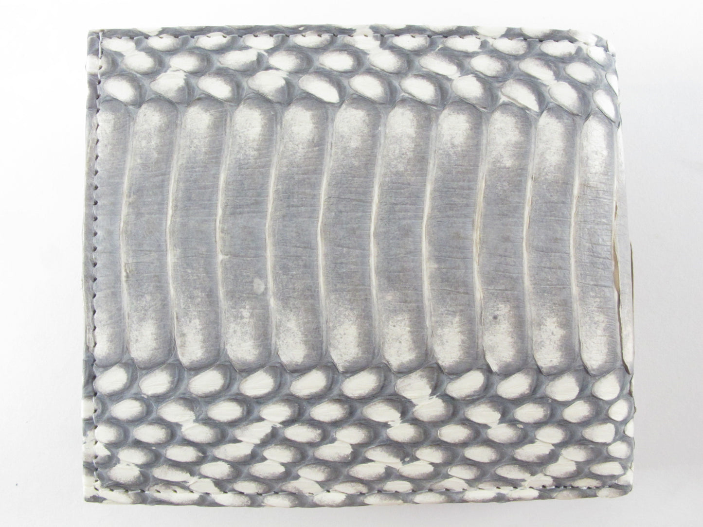Genuine Cobra Snake Belly Skin Leather Bifold Wallet