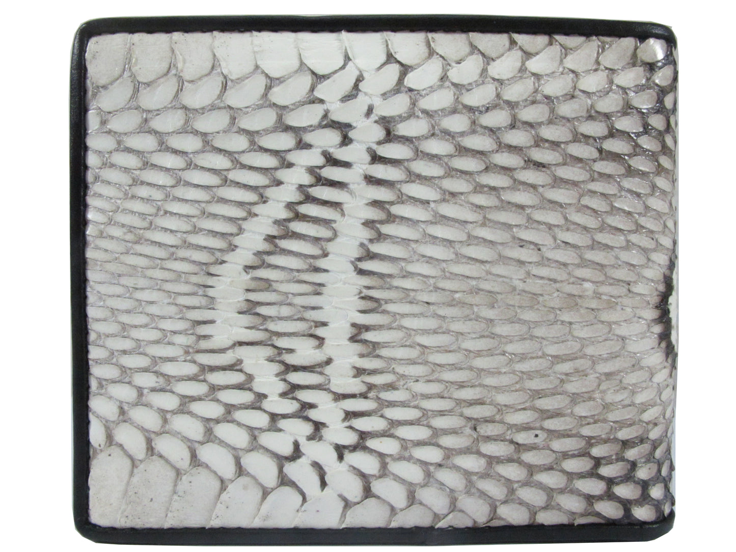 Genuine Cobra Snake Skin Leather with Head Bifold Wallet