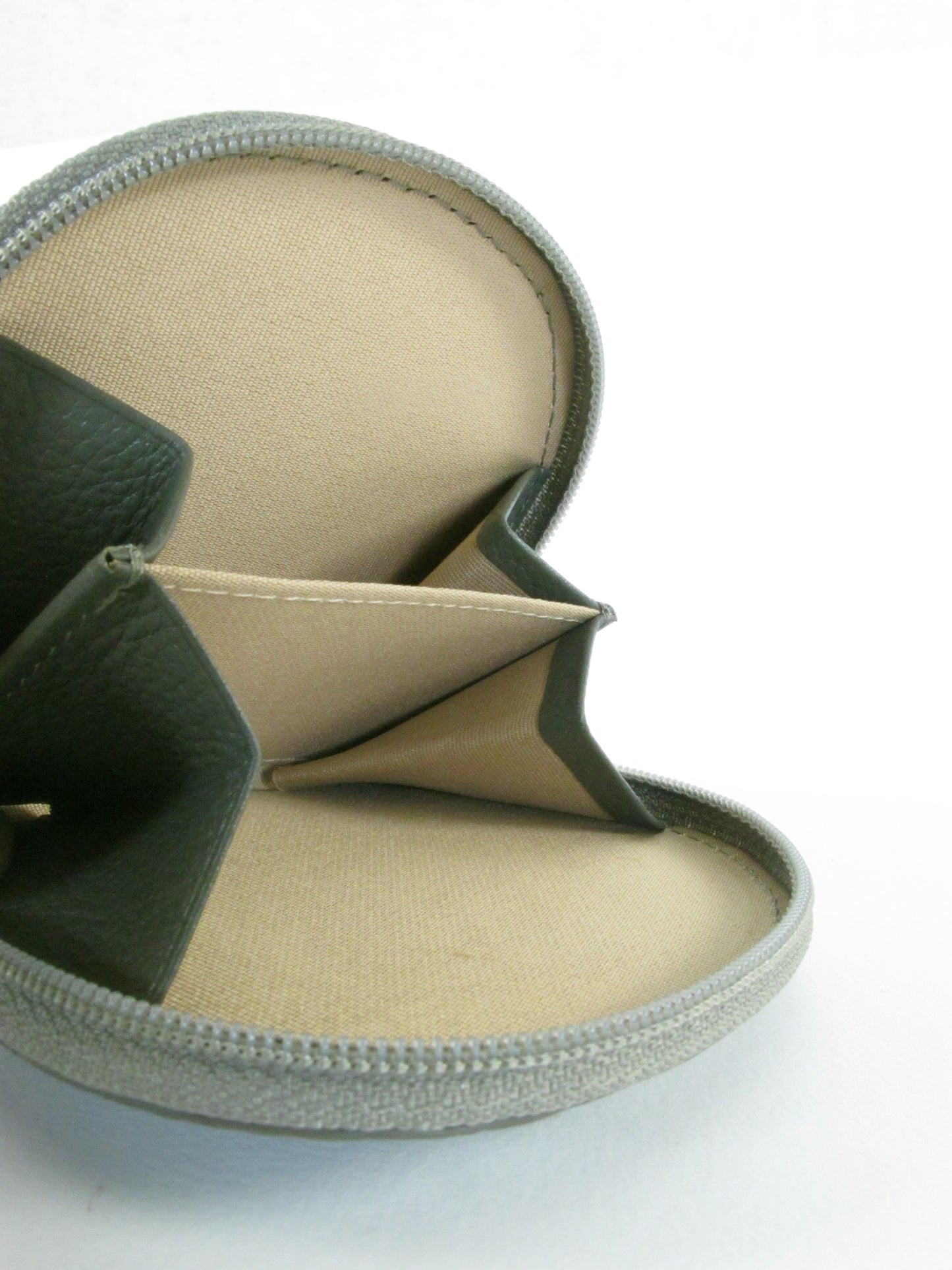 Genuine Caiman Crocodile Skin Leather Women's Zip Wallet Coins Purse