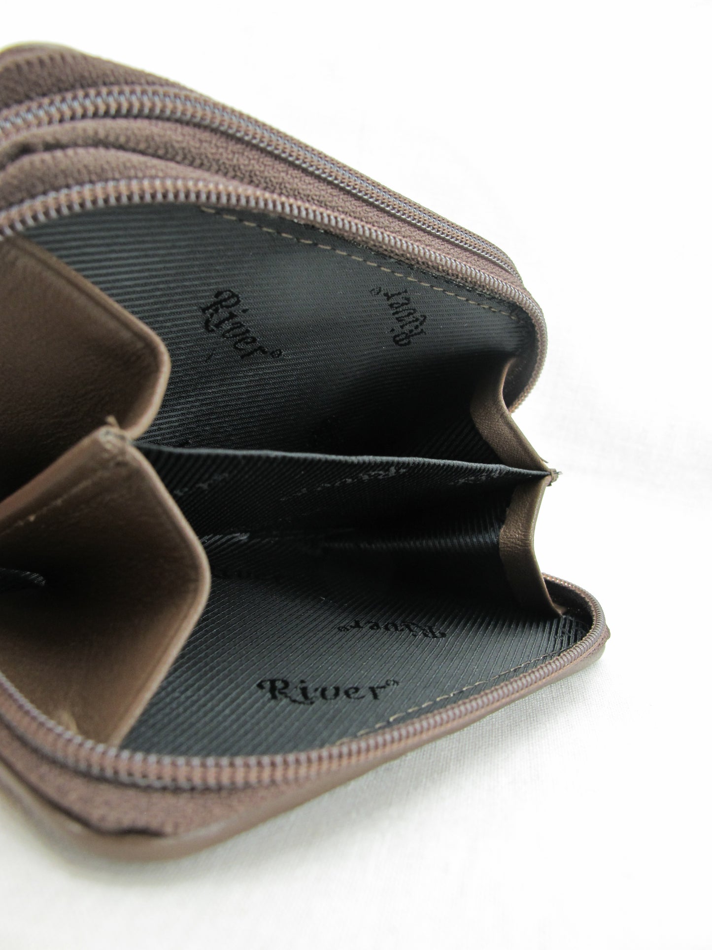 Genuine Caiman Crocodile Tail Skin Leather Zip Coins Purse & Key Holder Wallet