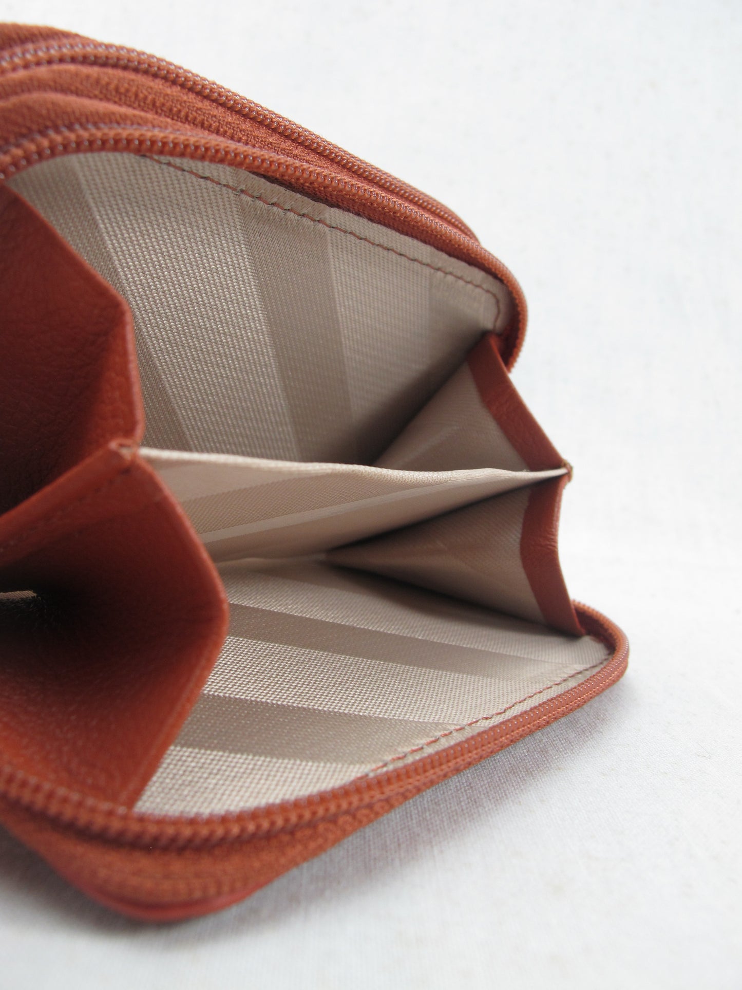 Genuine Caiman Crocodile Tail Skin Leather Zip Coins Purse & Key Holder Wallet