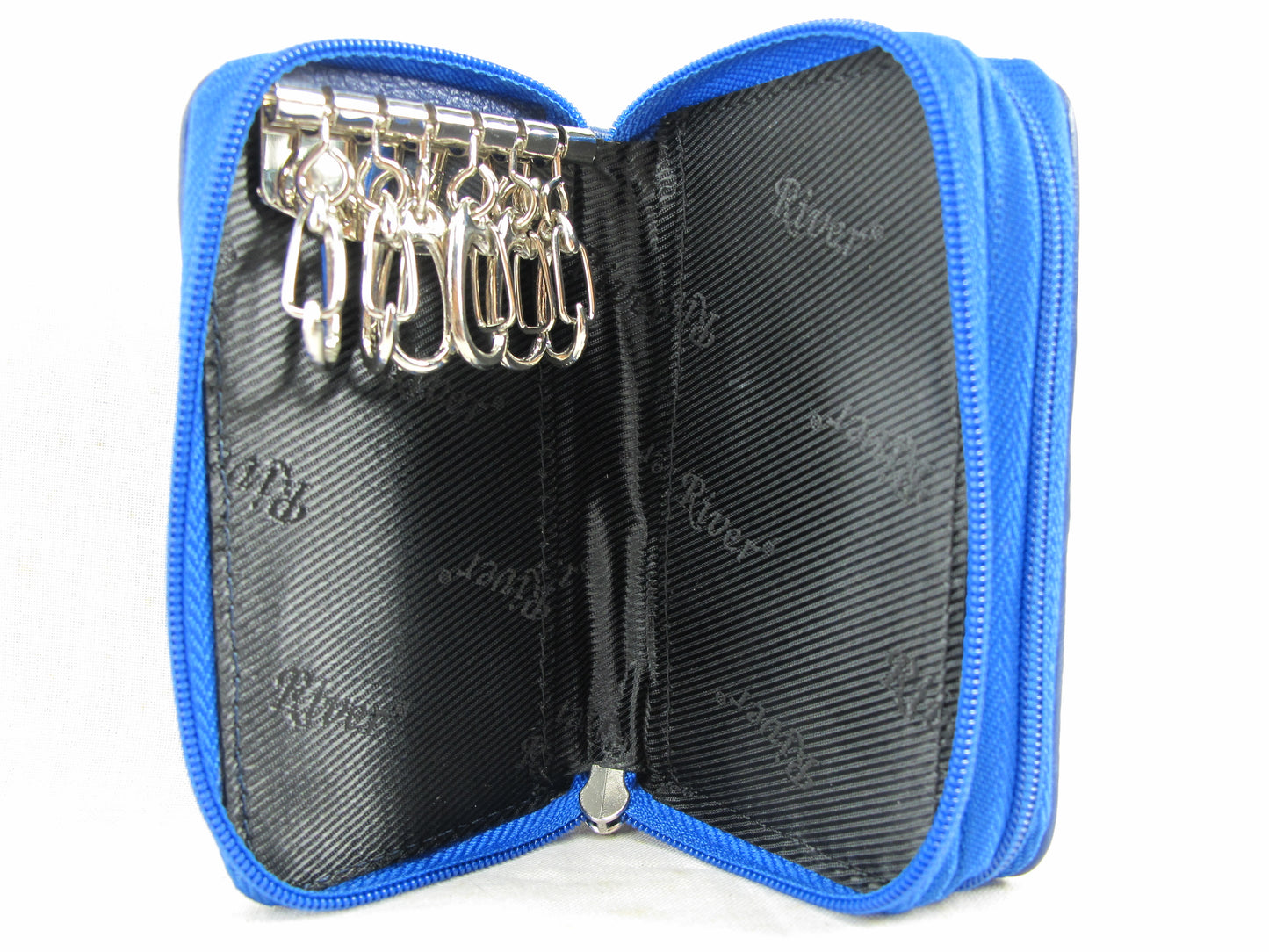 Genuine Caiman Crocodile Tail Skin Leather Zip Coins Purse & Key Holder Wallet