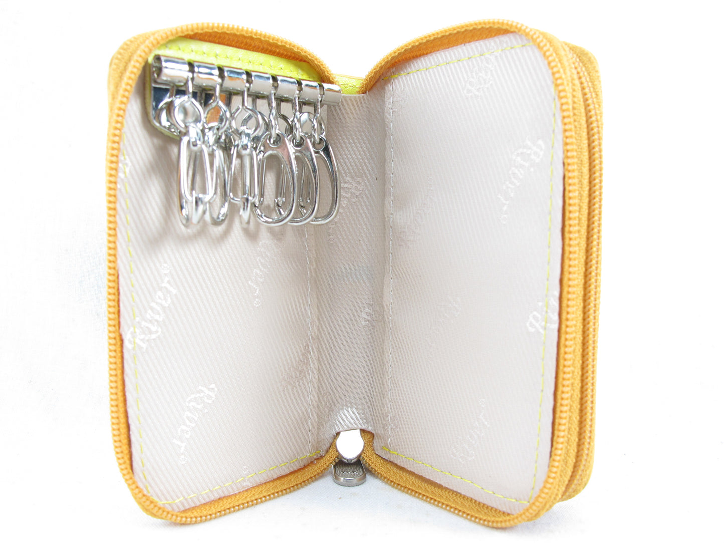 Genuine Caiman Crocodile Tail Skin Leather Zip Coins Purse & Key Holder Wallet