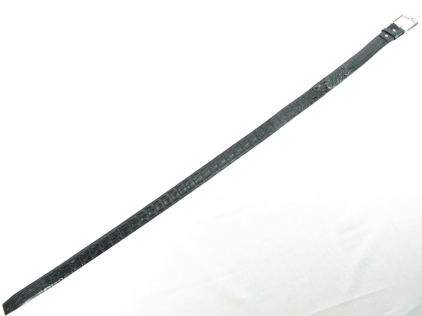 Genuine Crocodile Double Hornback Skin Leather Luxury Casual Men's Belt