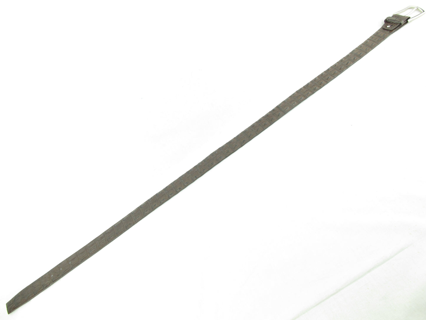 Genuine Crocodile Double Hornback Skin Leather Luxury Casual Men's Belt