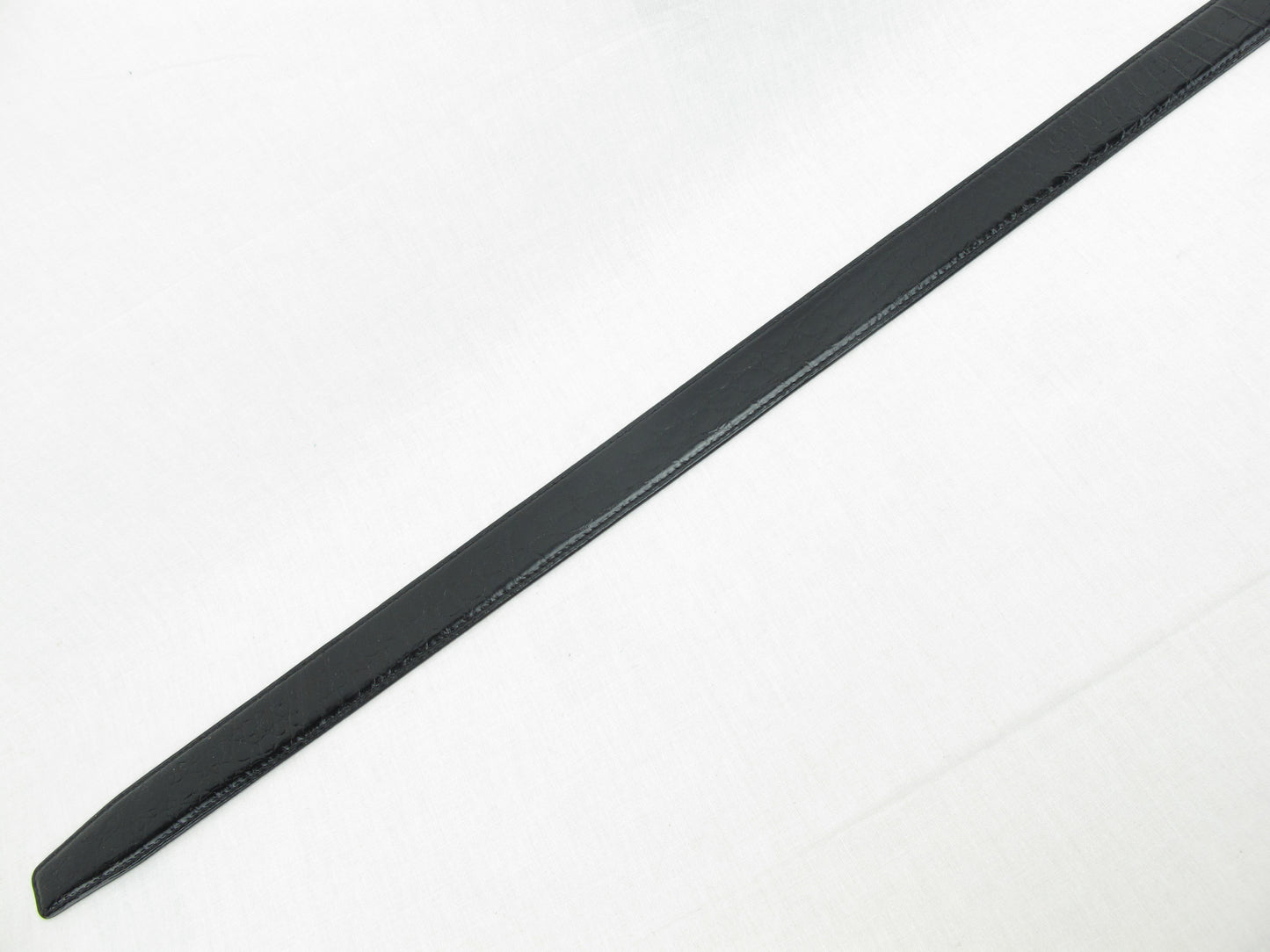 Genuine Crocodile Belly Skin Leather Auto Locking Luxury Men's Belt