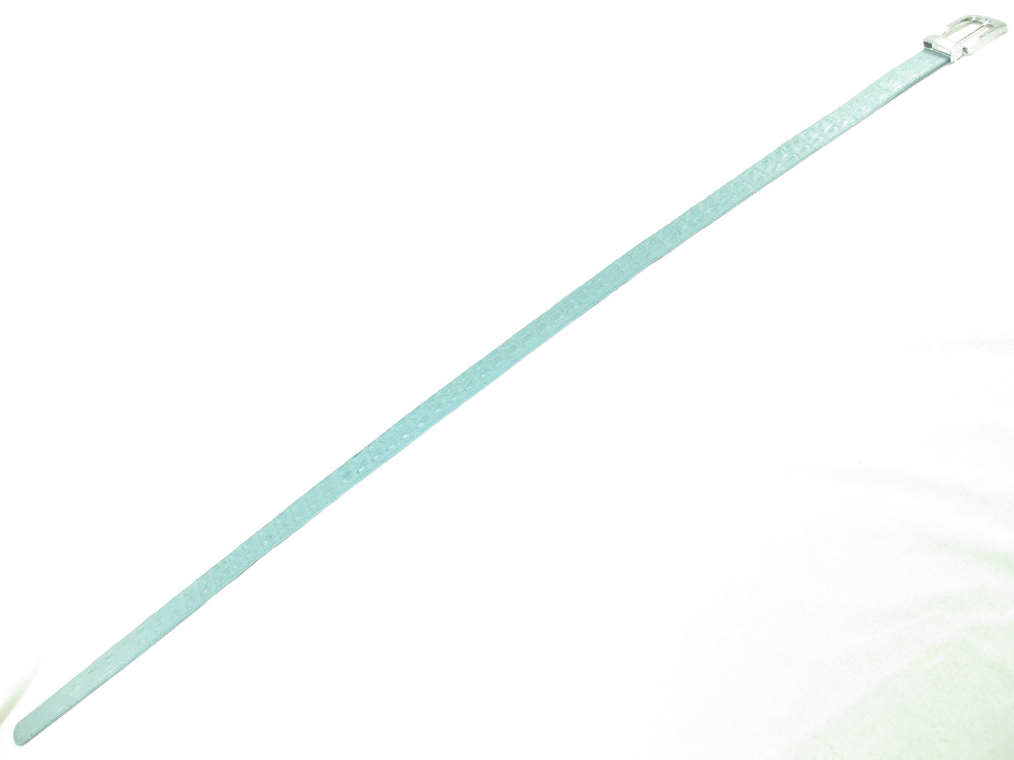 Genuine Crocodile Double Hornback Skin Leather Casual Men's Belt