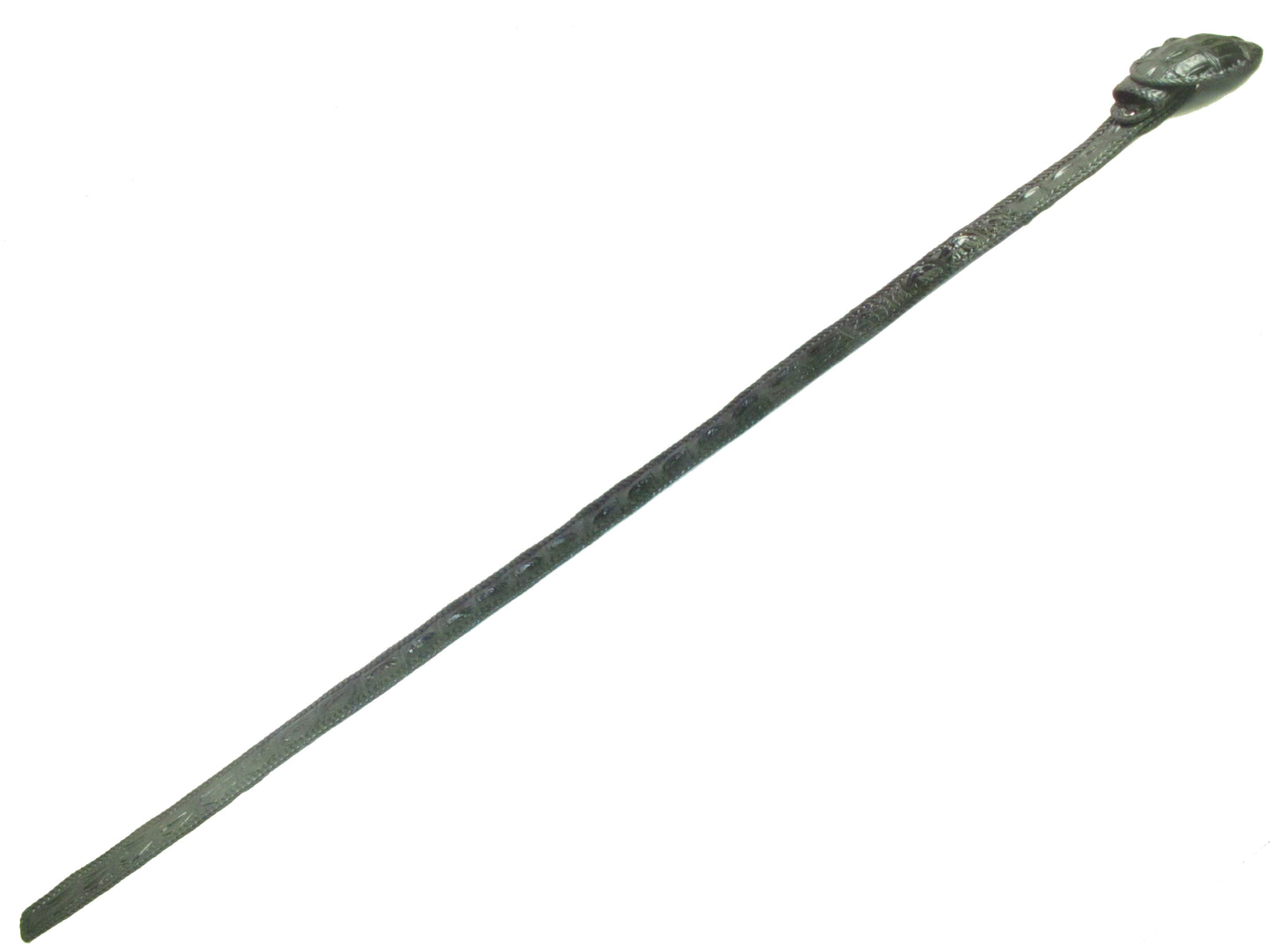 Genuine Crocodile Single Hornback Skin Leather Cowboy Handmade Belt