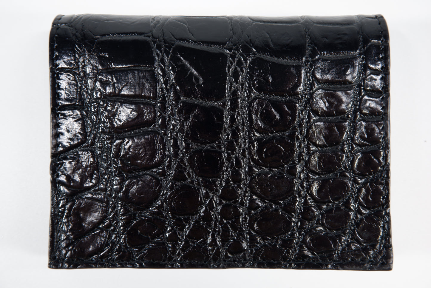 Genuine Crocodile Belly Skin Leather Business & Credit Card Holder Wallet