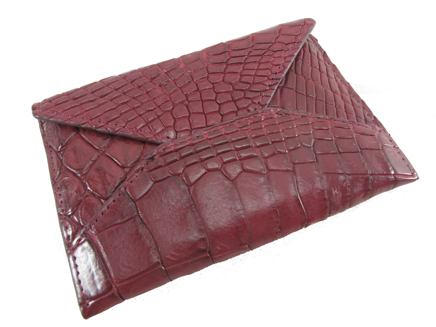Genuine Crocodile Skin Leather Business & Credit Card Holder Women's Wallet