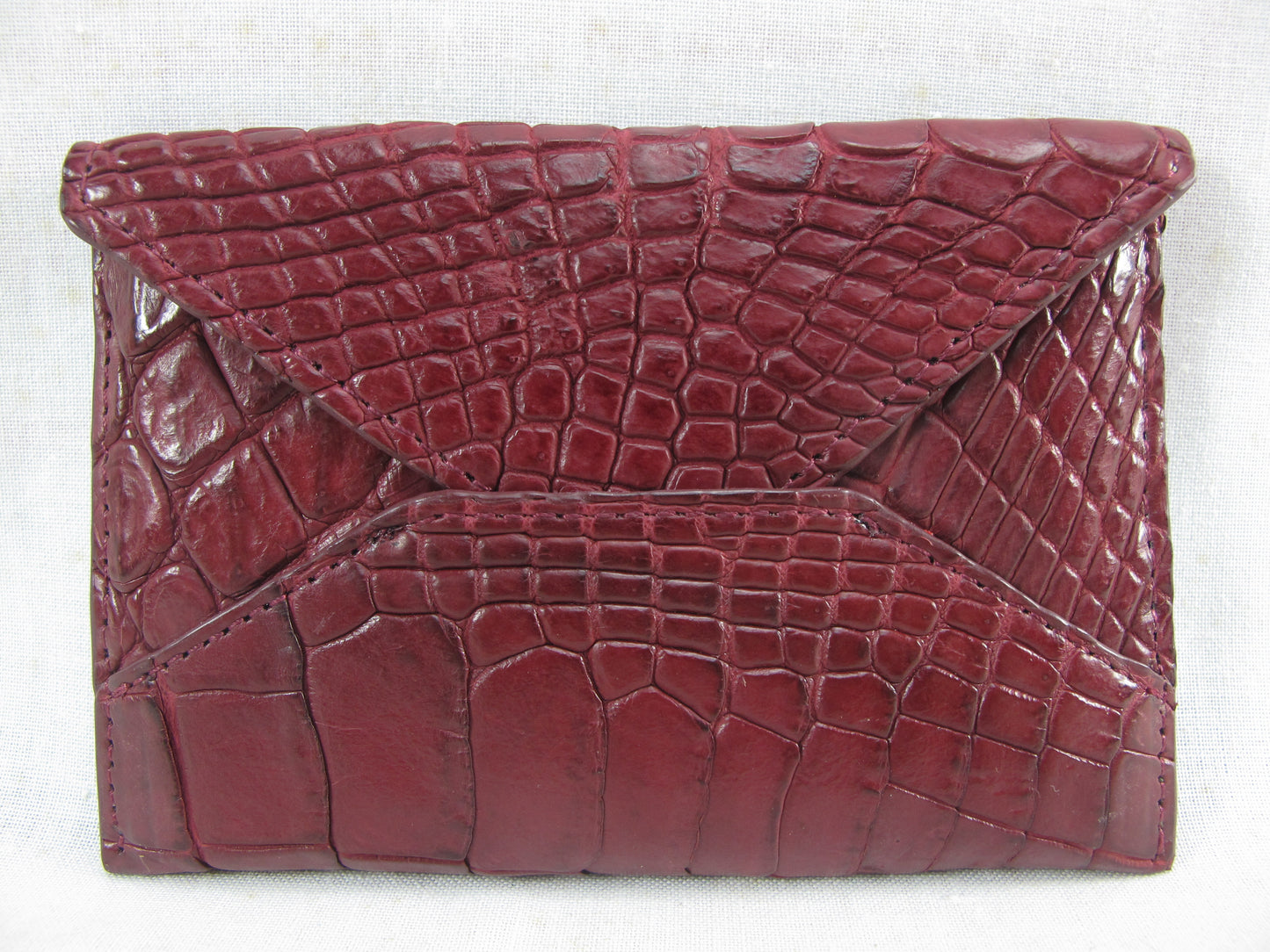 Genuine Crocodile Skin Leather Business & Credit Card Holder Women's Wallet
