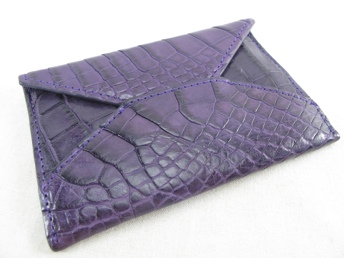 Genuine Crocodile Skin Leather Business & Credit Card Holder Women's Wallet