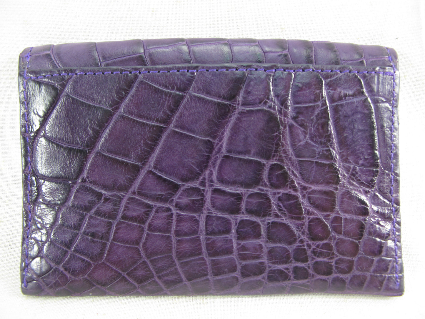 Genuine Crocodile Skin Leather Business & Credit Card Holder Women's Wallet