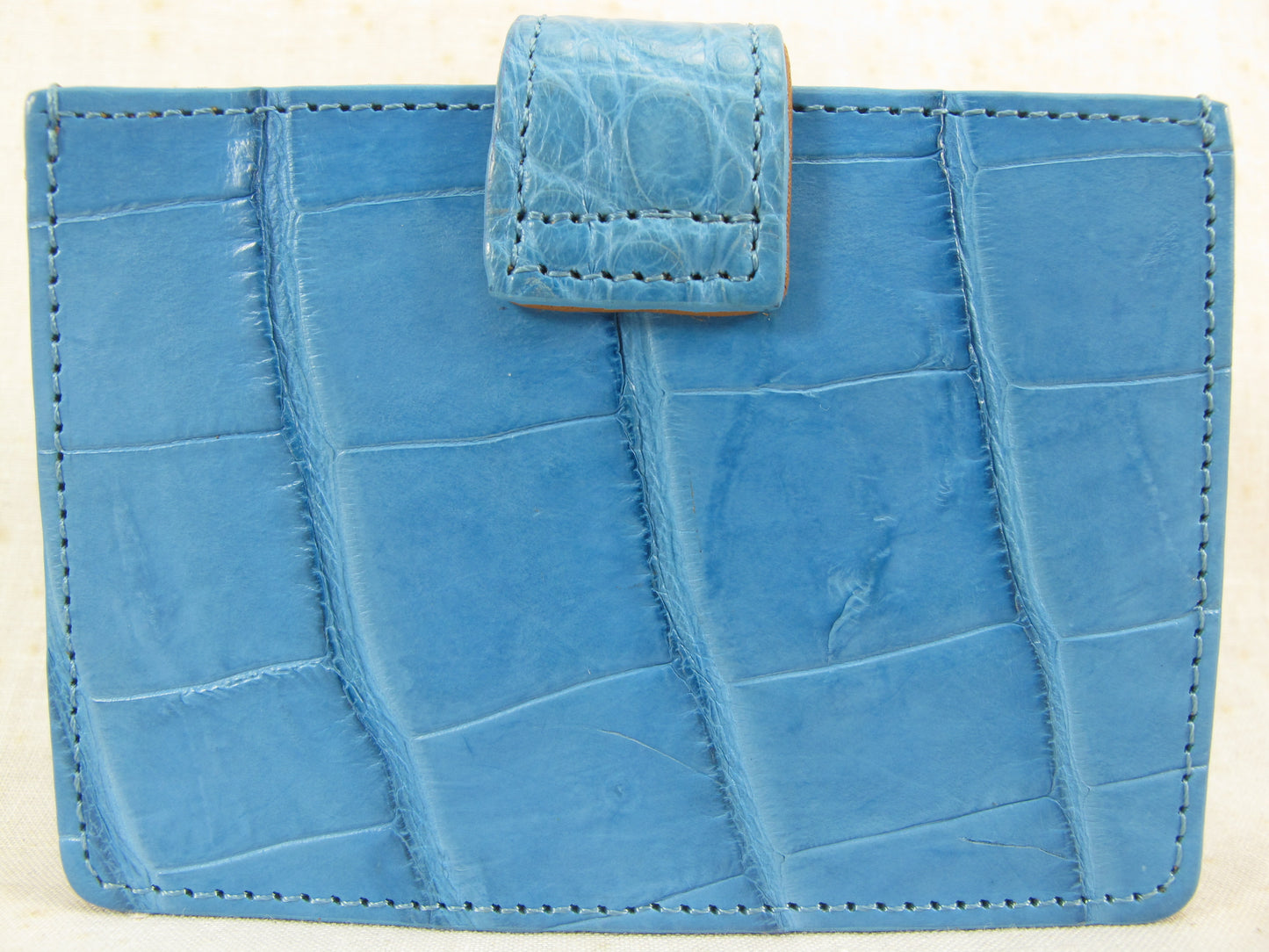 Genuine Crocodile Skin Leather Business & Credit Card Holder Wallet Purse