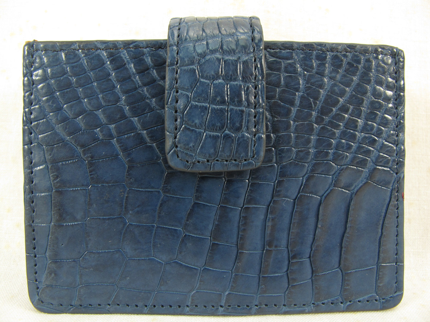 Genuine Crocodile Skin Leather Business & Credit Card Holder Wallet Purse