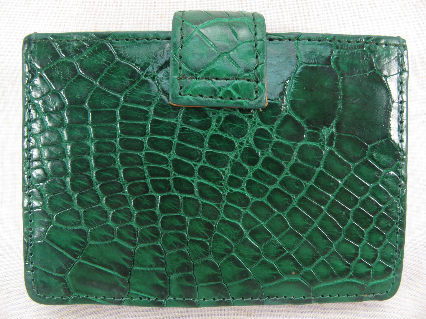 Genuine Crocodile Skin Leather Business & Credit Card Holder Wallet Purse