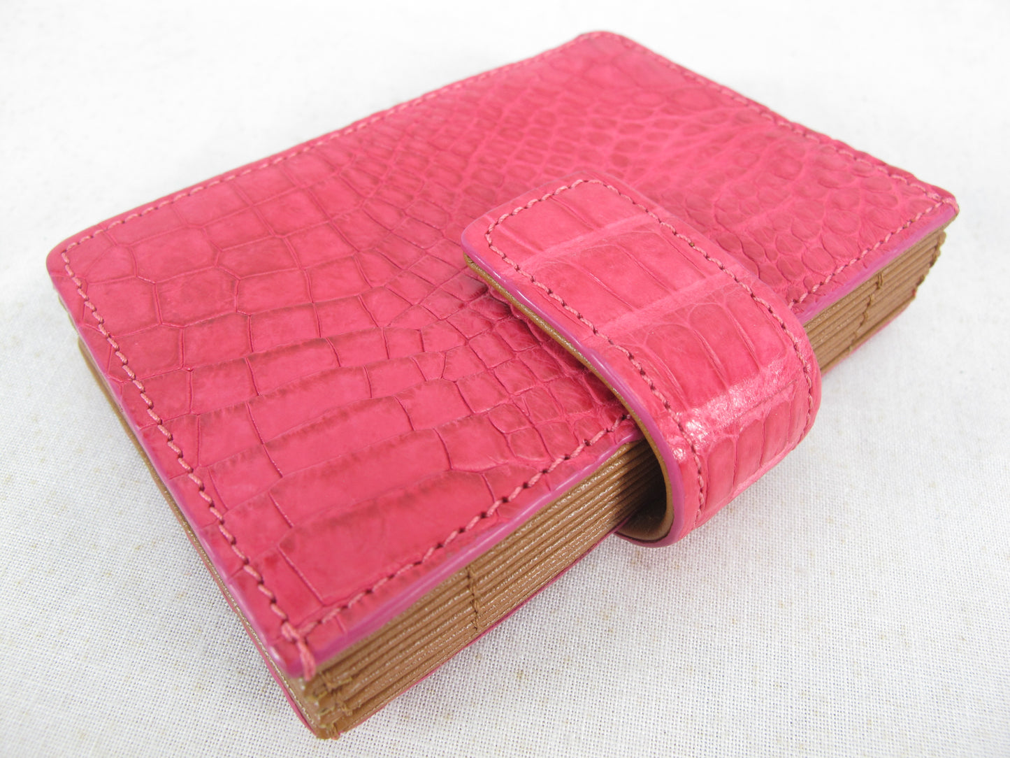 Genuine Crocodile Skin Leather Business & Credit Card Holder Wallet Purse