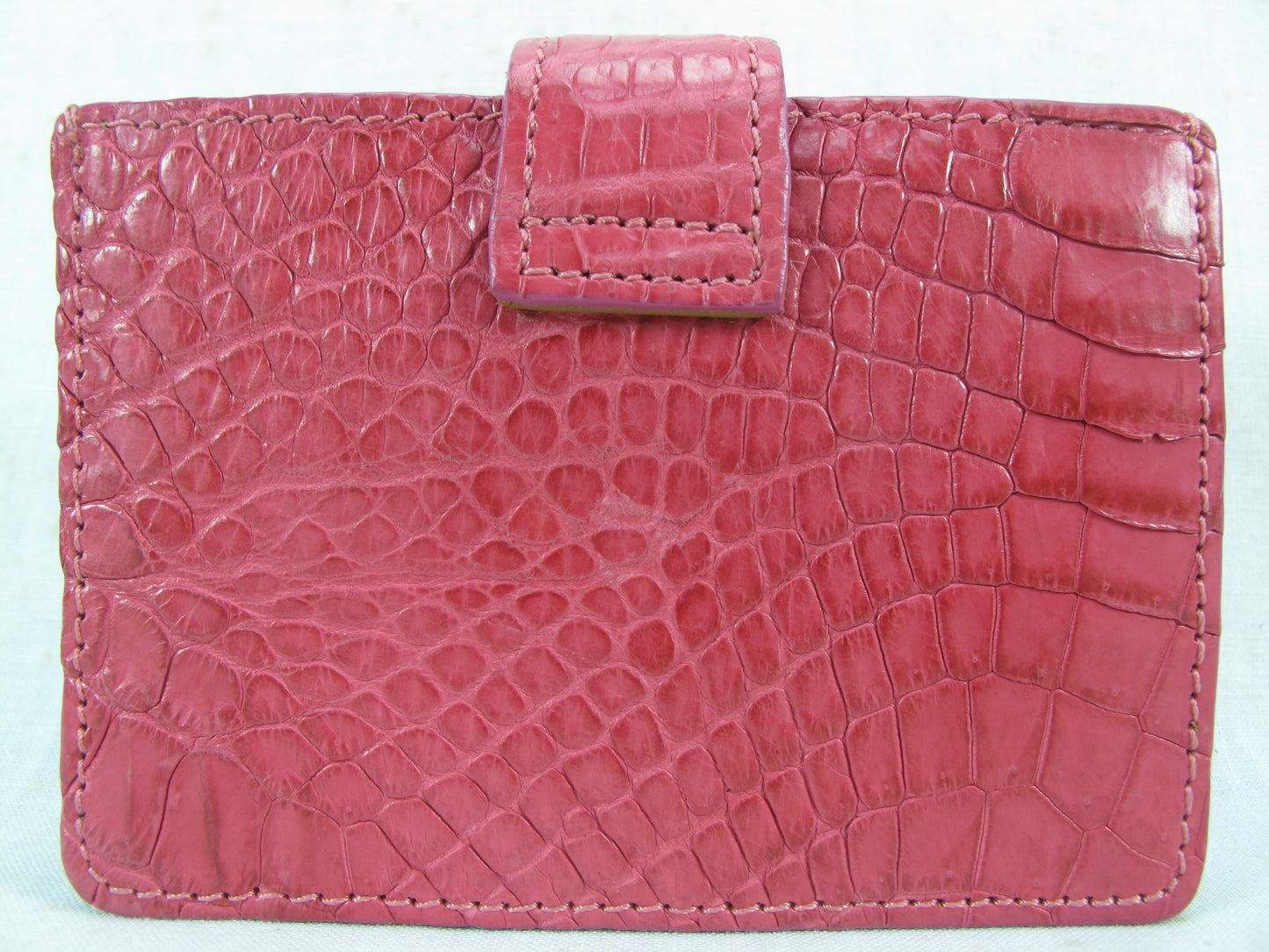 Genuine Crocodile Skin Leather Business & Credit Card Holder Wallet Purse