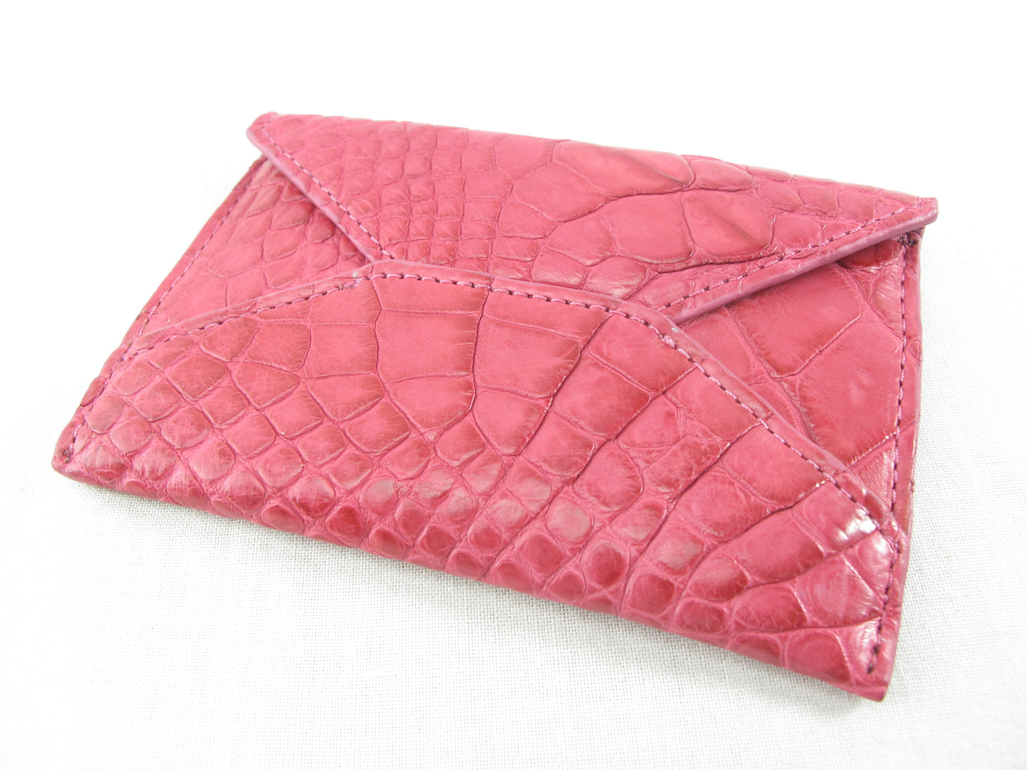 Genuine Crocodile Skin Leather Business & Credit Card Holder Women's Wallet