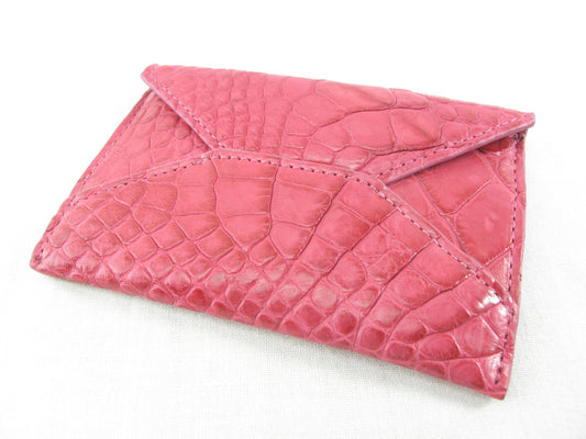 Genuine Crocodile Skin Leather Business & Credit Card Holder Women's Wallet