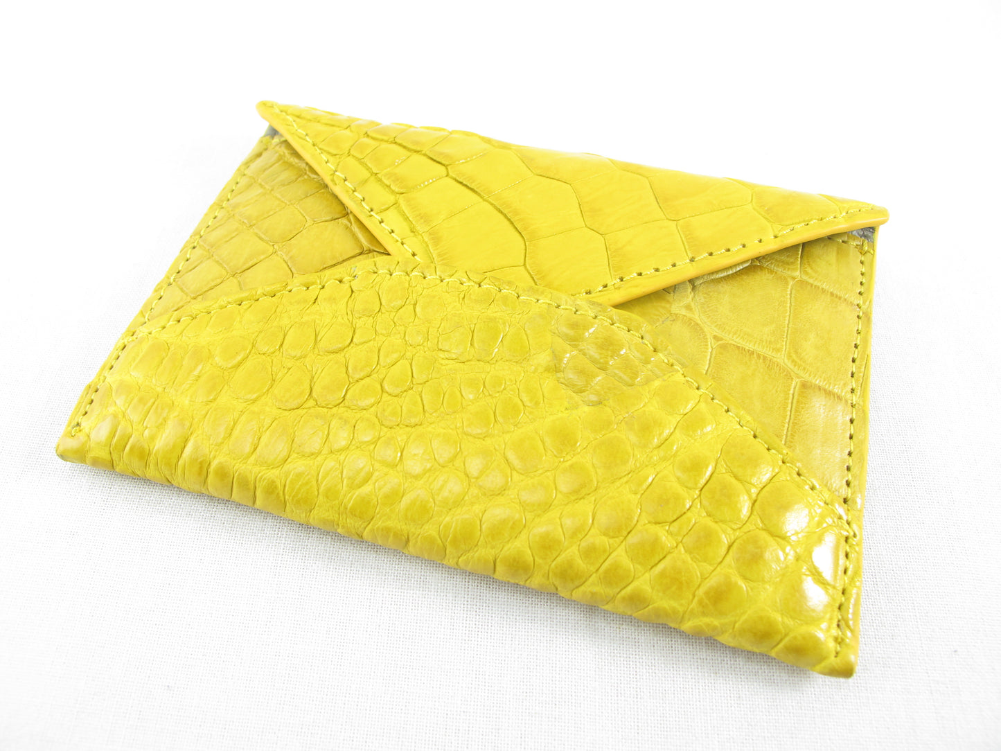 Genuine Crocodile Skin Leather Business & Credit Card Holder Women's Wallet
