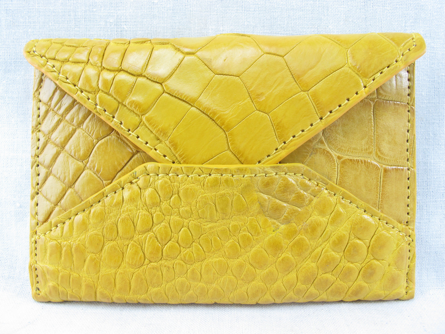 Genuine Crocodile Skin Leather Business & Credit Card Holder Women's Wallet